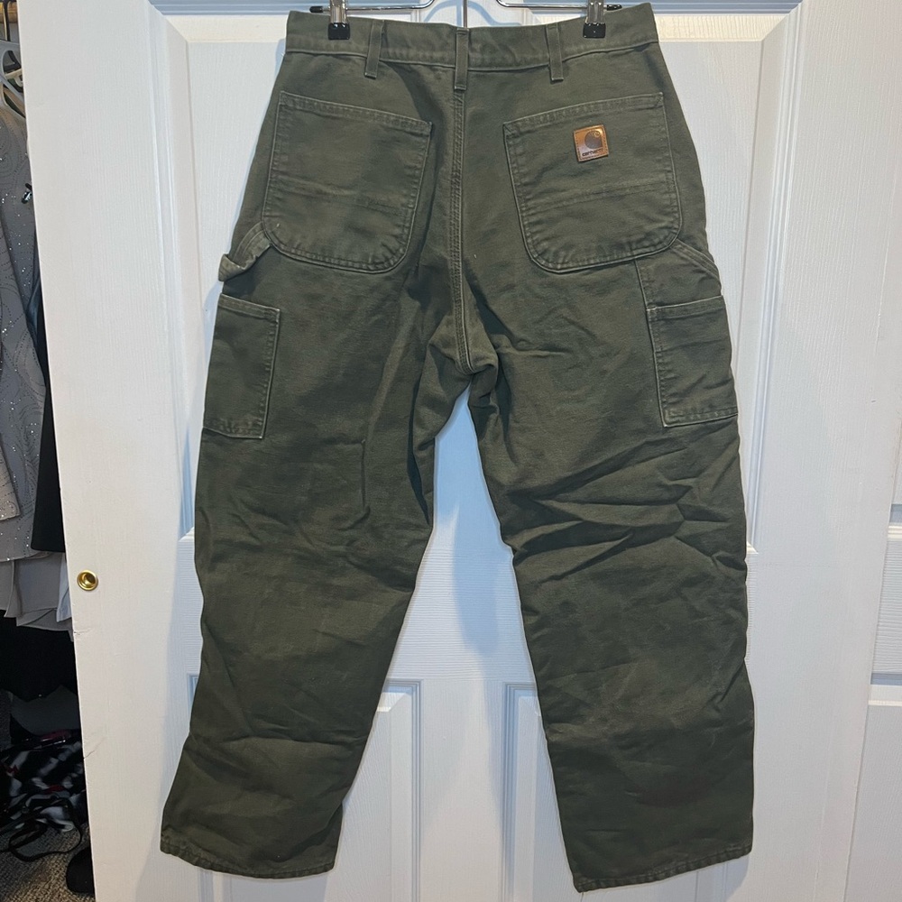 Carhartt Men's Olive Work Pants